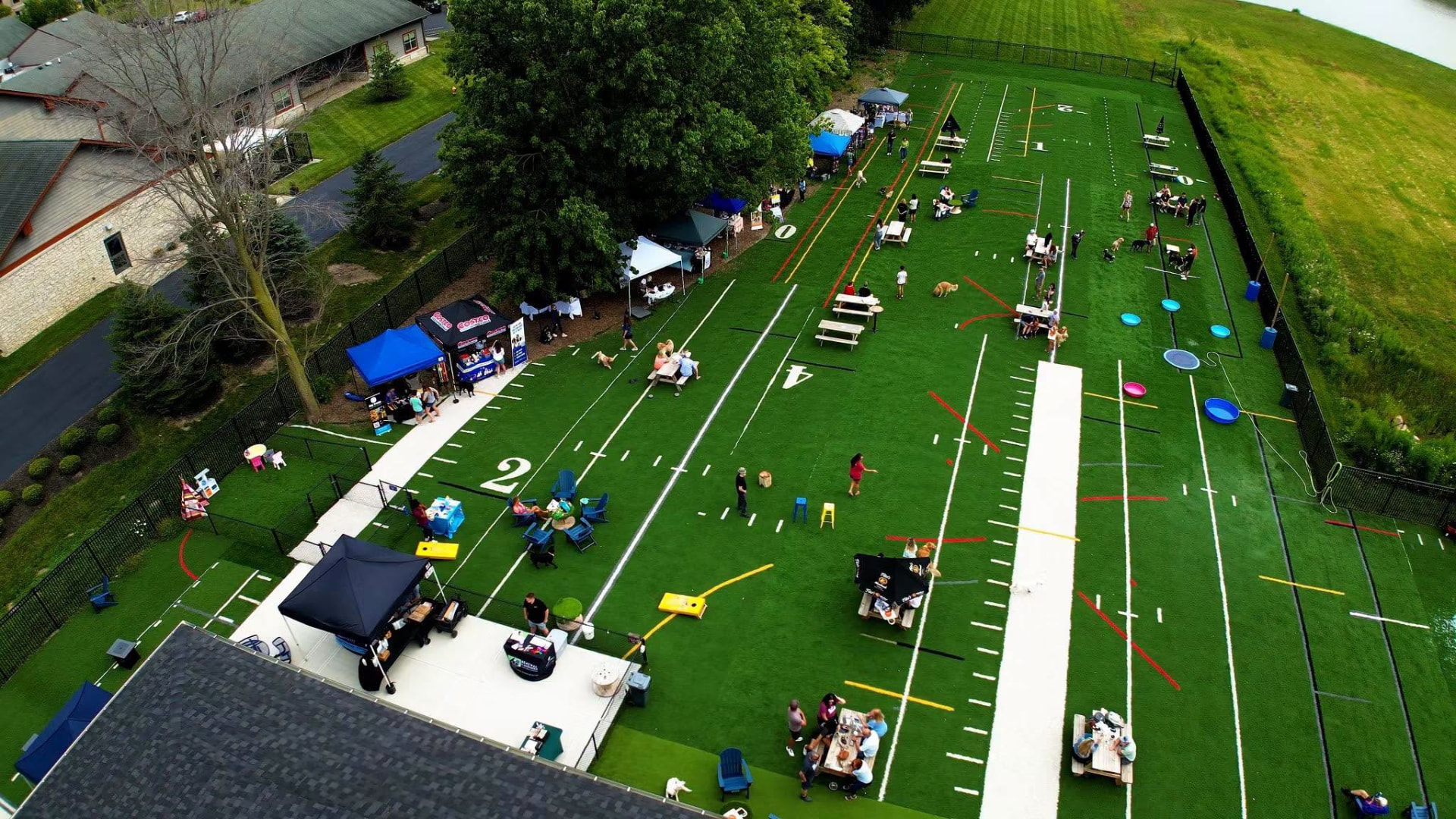 Outdoor Turf Play Area